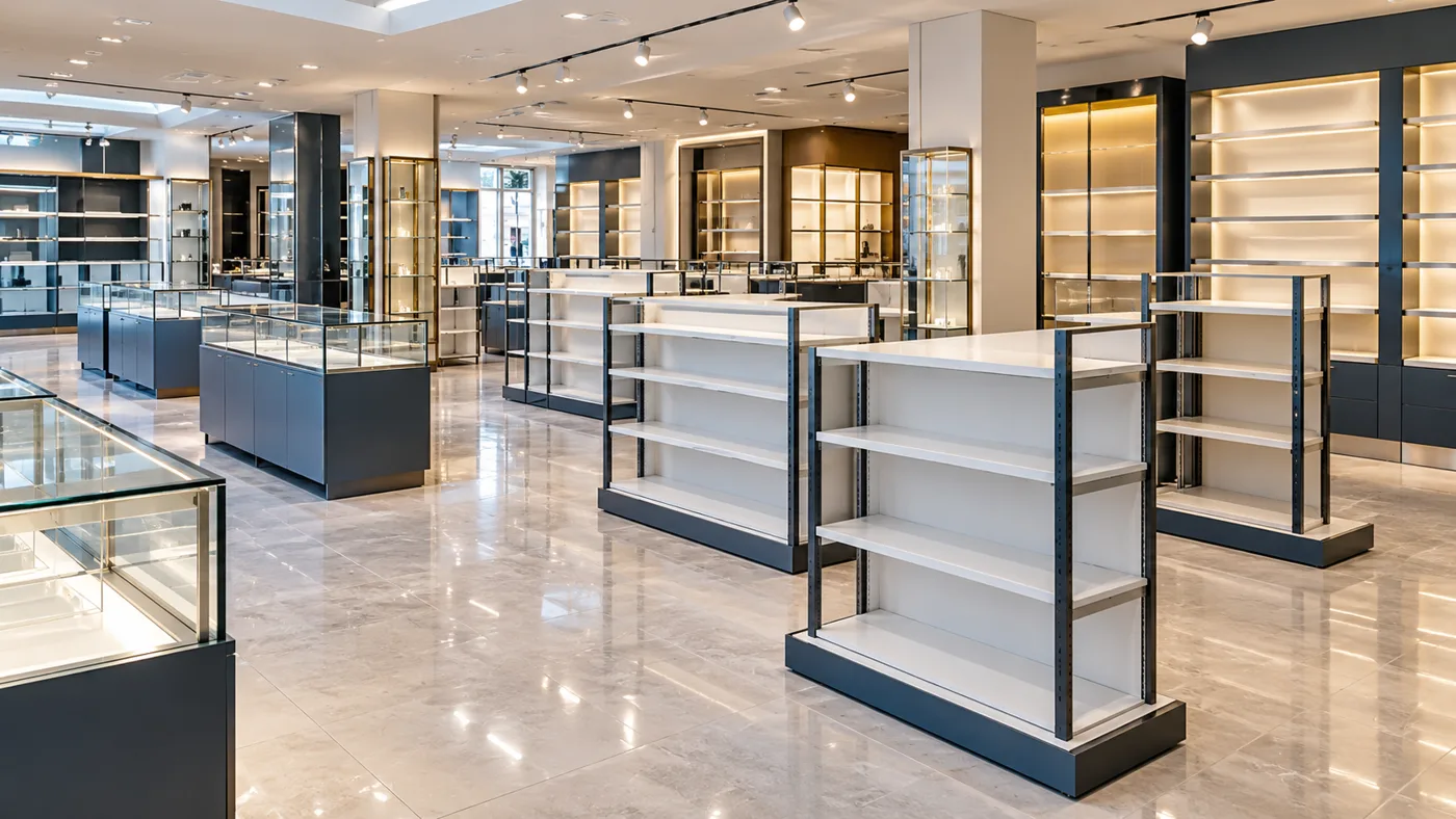 Shop & showroom fixtures — illustrative commercial category